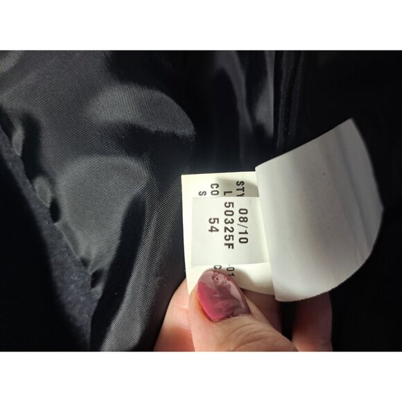 Rothschild Girls 2T Gray Wool Coat Faux Fur Collar & Rosette Buttons Vintage - Picture 9 of 10